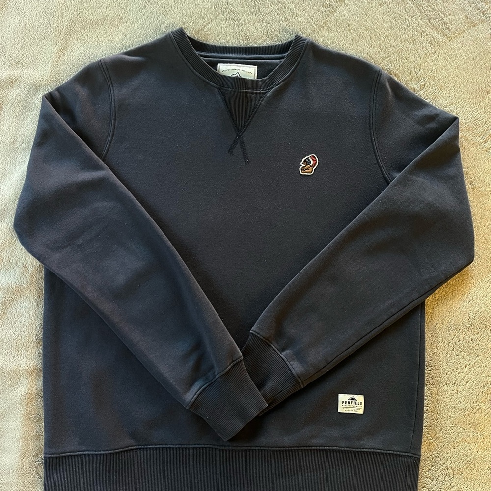 Penfield Women’s Sweatshirt - Navy Blue Size M (fits closer S) - Picture 8 of 15